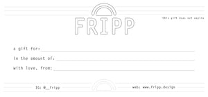Open image in slideshow, FRIPP gift card
